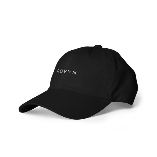 ROVYN Embroidered Cap – Black