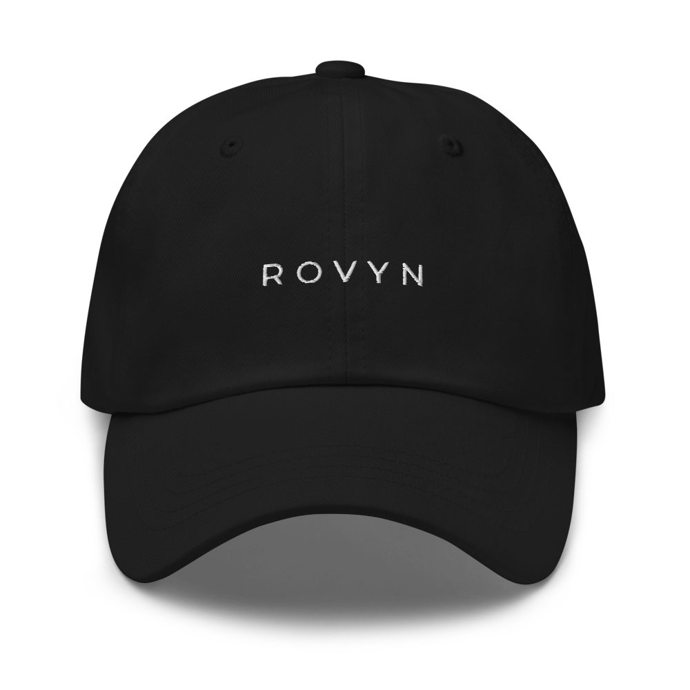 ROVYN Embroidered Cap – Black