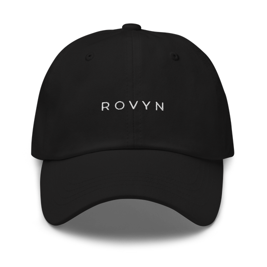 ROVYN Embroidered Cap – Black