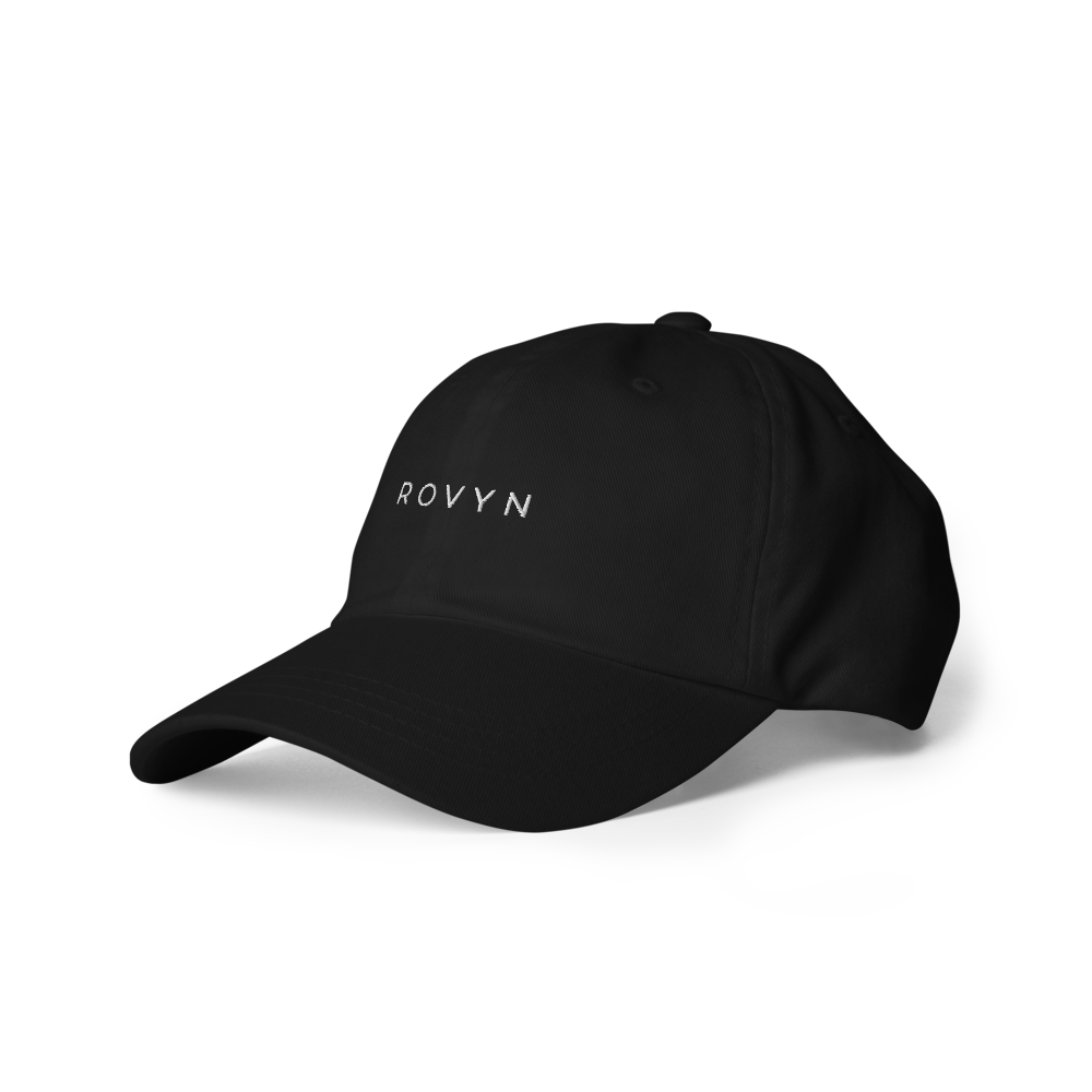 ROVYN Embroidered Cap – Black