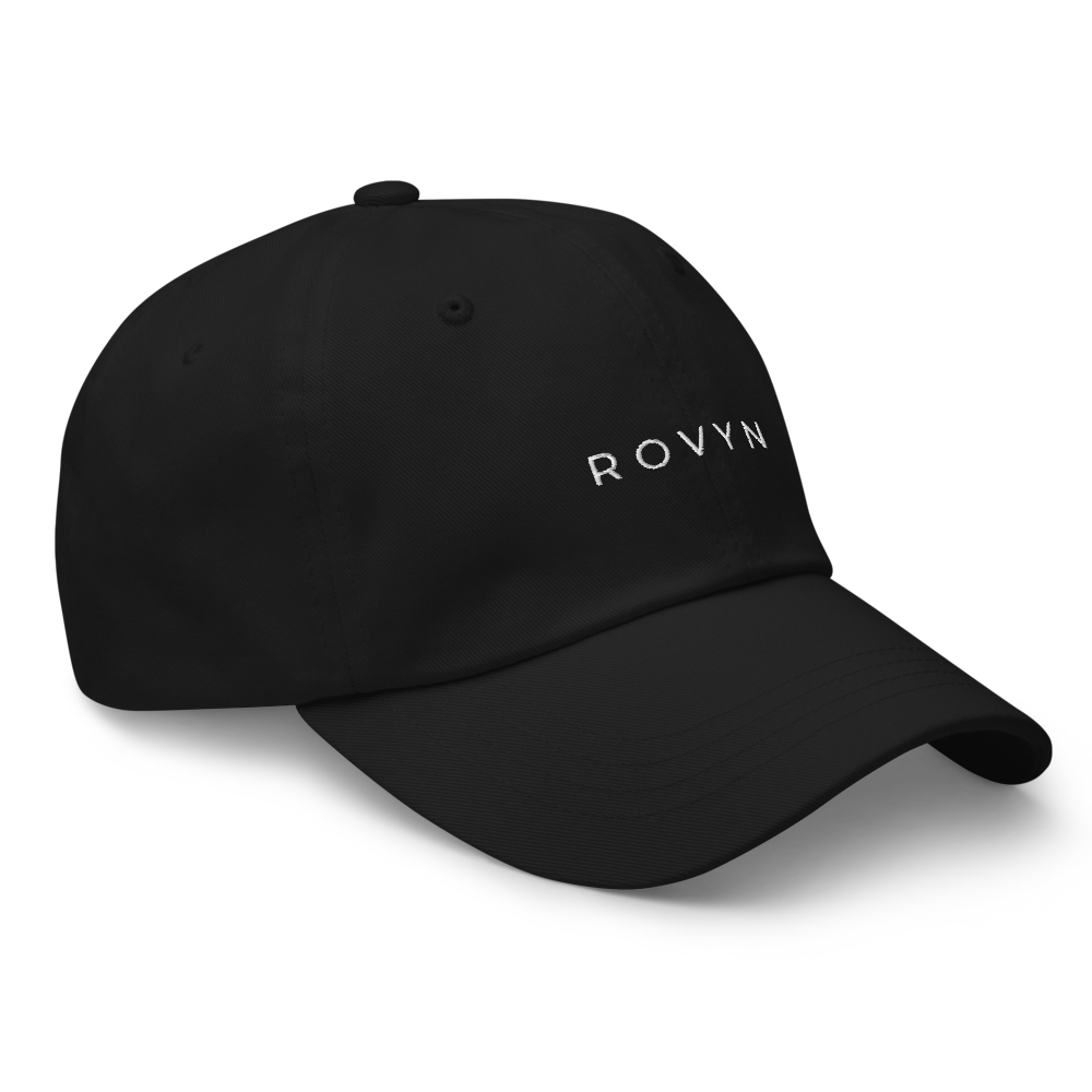 ROVYN Embroidered Cap – Black