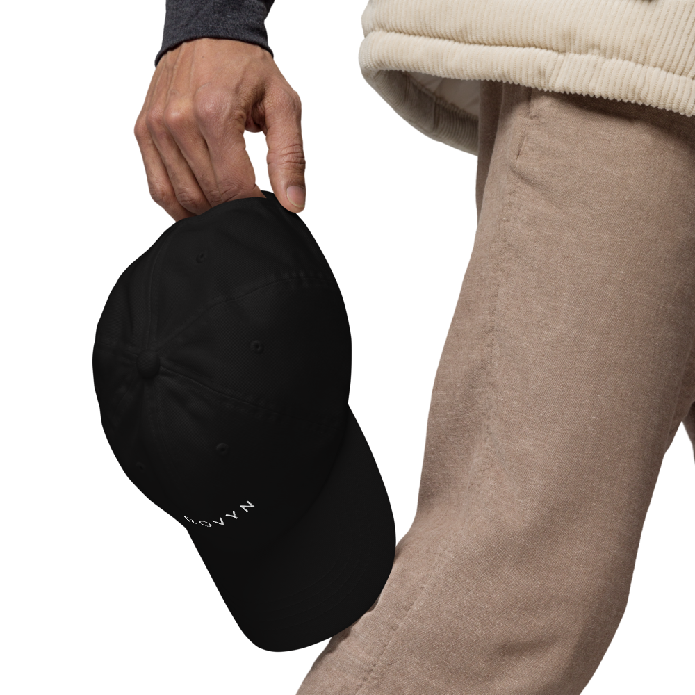 ROVYN Embroidered Cap – Black