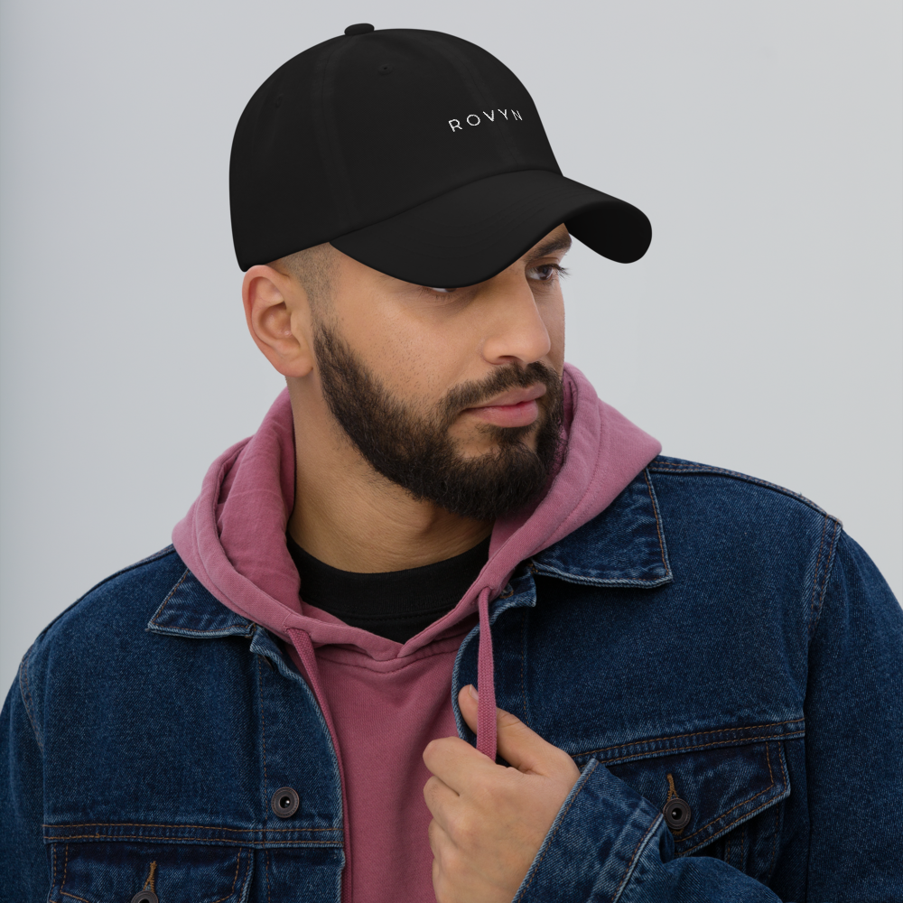 ROVYN Embroidered Cap – Black